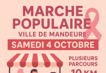 Marche populaire Mandeure, pour Octobre Rose